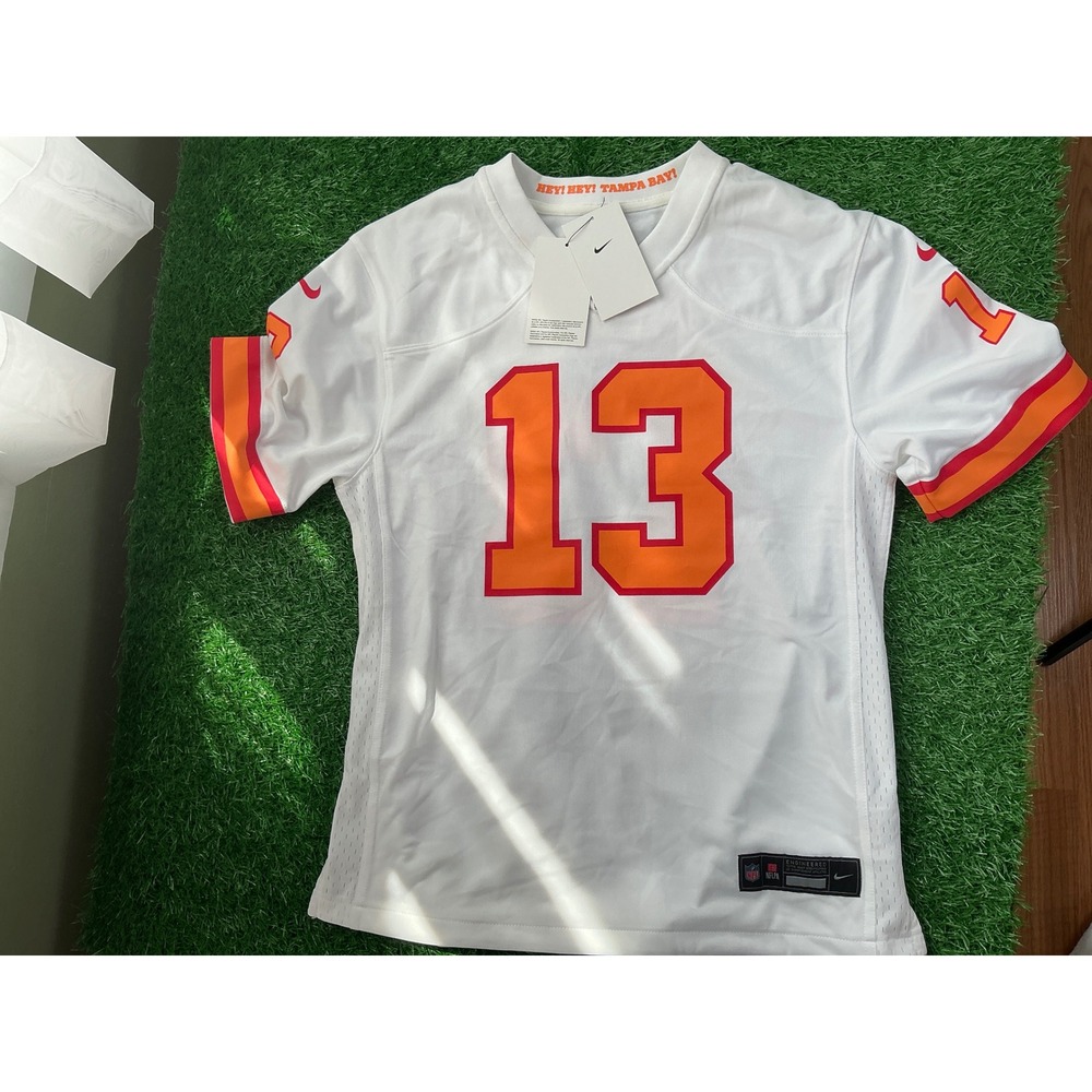 Nike Mike Evans Tampa Bay Buccaneers White Jersey Youth Large L 14-16 9Z1B7N3P9